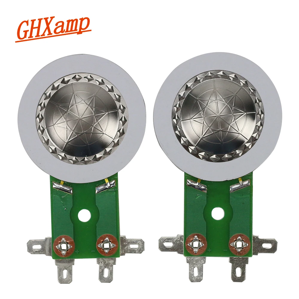 GHXAMP 25.5MM Titanium Diaphragm Horn Resin Film Treble Voice Coil 25.4MM Tweeter Speaker Repair High-quality 2pcs images - 6