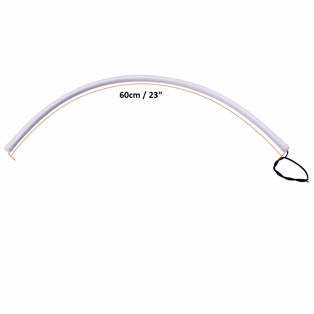 2 шт. светодиодный супер яркий дневного светильник Ангельские глазки гибкий