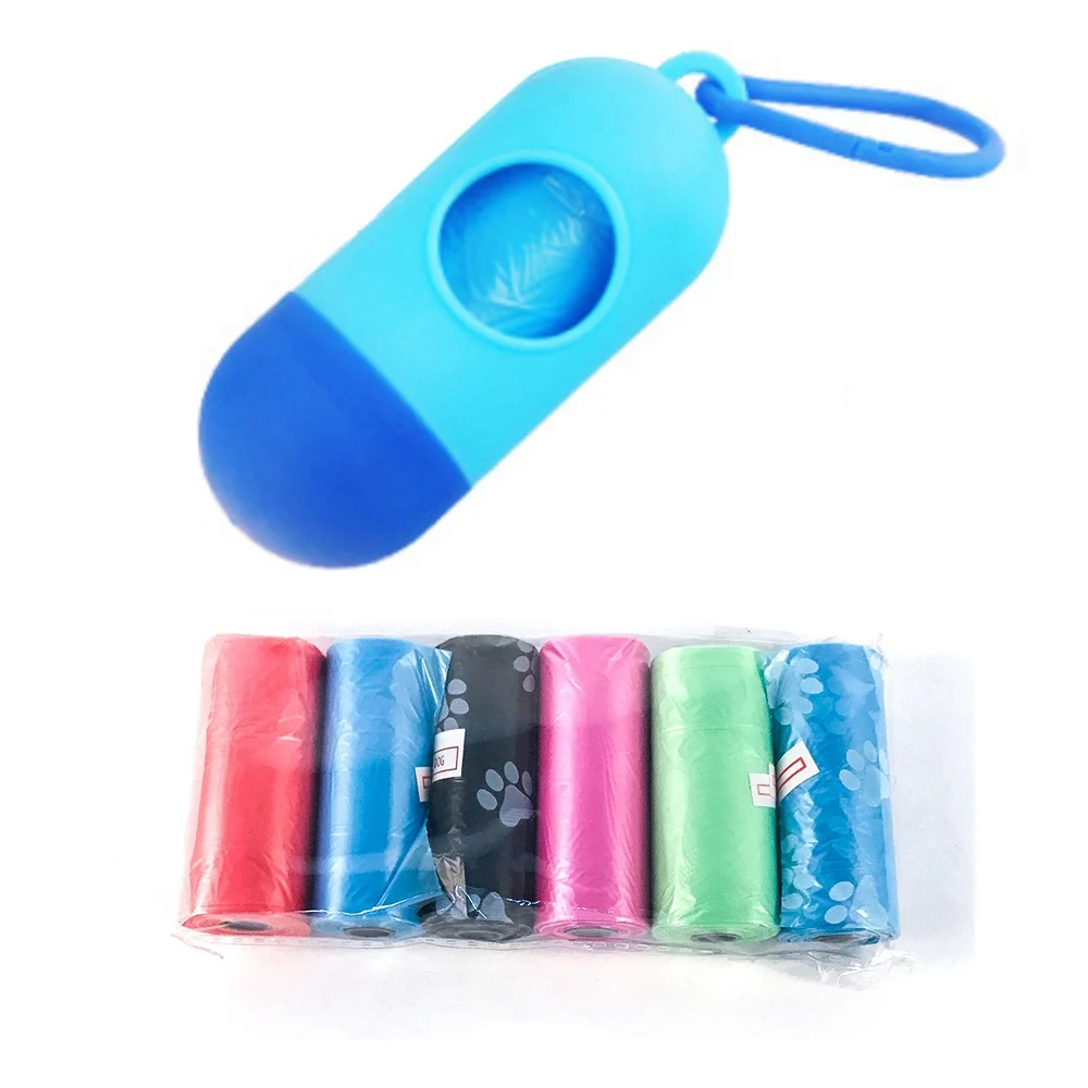 Сумки для домашних собак, мешки для какашек, переносная сумка для собак, переносные мешки для мусора для собак, товары для животных, кошек PG0005 - Цвет: set 01