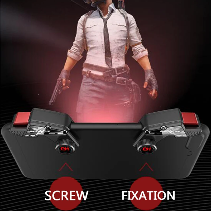 Джойстик dzhostk для телефона PUBG Max Shooter Aim L1 R1 Fire Button Triggers для сотового контроллера для мобильного геймпада PUBG