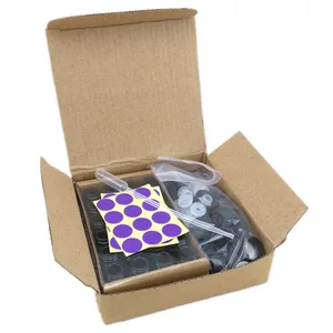 Набор эфирных масел для самостоятельной сборки, 24 шт., 2 мл, 58 стекла Drams, маленькое Янтарное стекло бутылки флаконы, с переходником отверстия и черной крышкой, пустые этикетки в комплекте