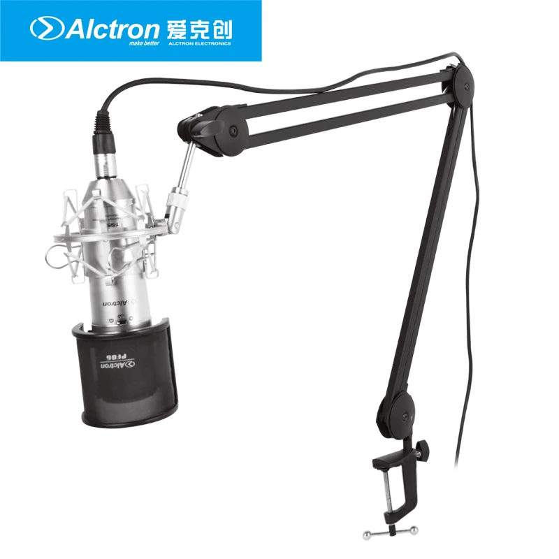 Alctron MA612 универсальная настольная микрофонная стойка с большим микрофоном