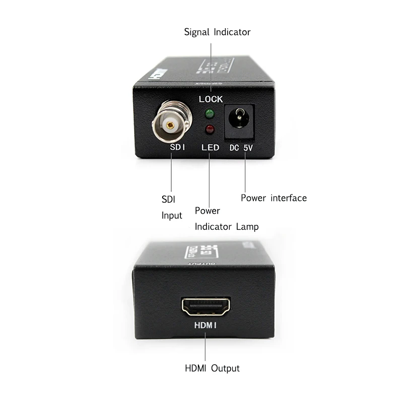 7 шт. SDI в HDMI конвертер Поддержка преобразования 1 HD/3G сигнала сигнал|Кабели HDMI| |