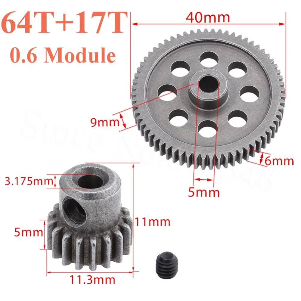Детали для двигателя HSP 11184 шестерня 3 175 мм 17T 21T 26T 29T 11189 11176 11181 11119 94111|hsp 94111|main gearhsp