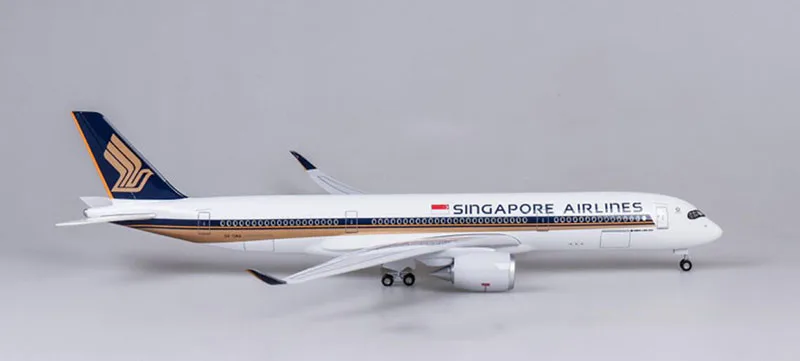 47 см 1/142 масштаб самолет Airbus A350 Сингапур Авиакомпания Модель W светильник и колесо литье под давлением пластиковые смолы самолет Коллекция украшения