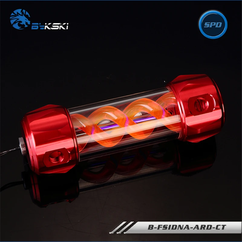 Корпус водяного охлаждения для компьютера Bykski RGB / RBW Lihgitng цилиндрический Цветной