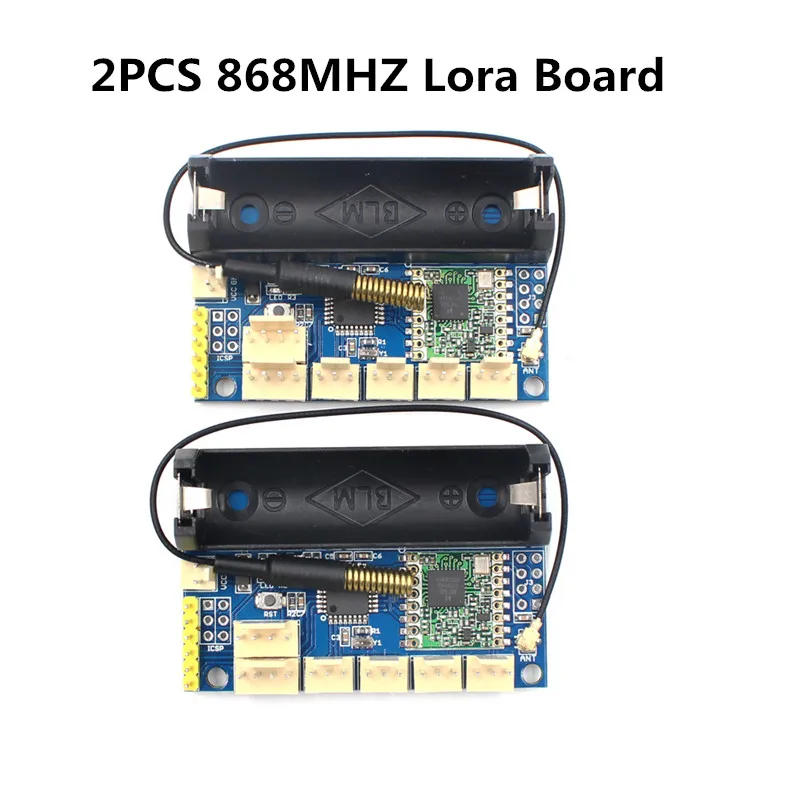 2 шт./лот 868 МГц Lora радио узел V1.0 SX1276 Rola модуль ATmega328P RFM98 беспроводной DIY Набор для