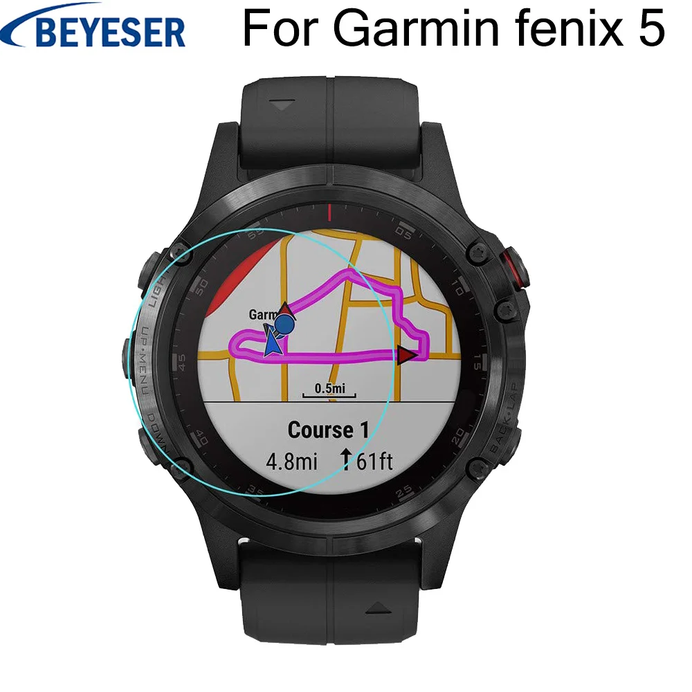 Защитная пленка из закаленного стекла для часов Garmin fenix 5 защита от царапин