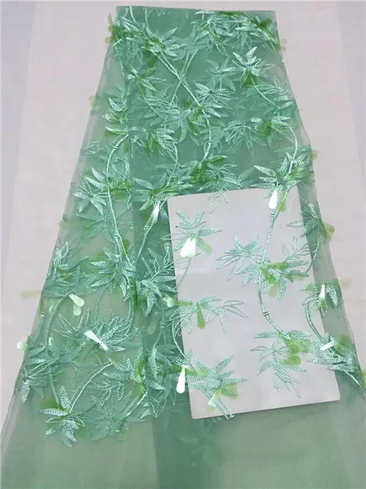 cd1755 Фиолетовая Мелодия органзы французские кружева ткань 3D блестки африканская кружевная ткань с цветочной вышивкой кружева ткани высокого качества для свадьбы серый - Цвет: cd1755