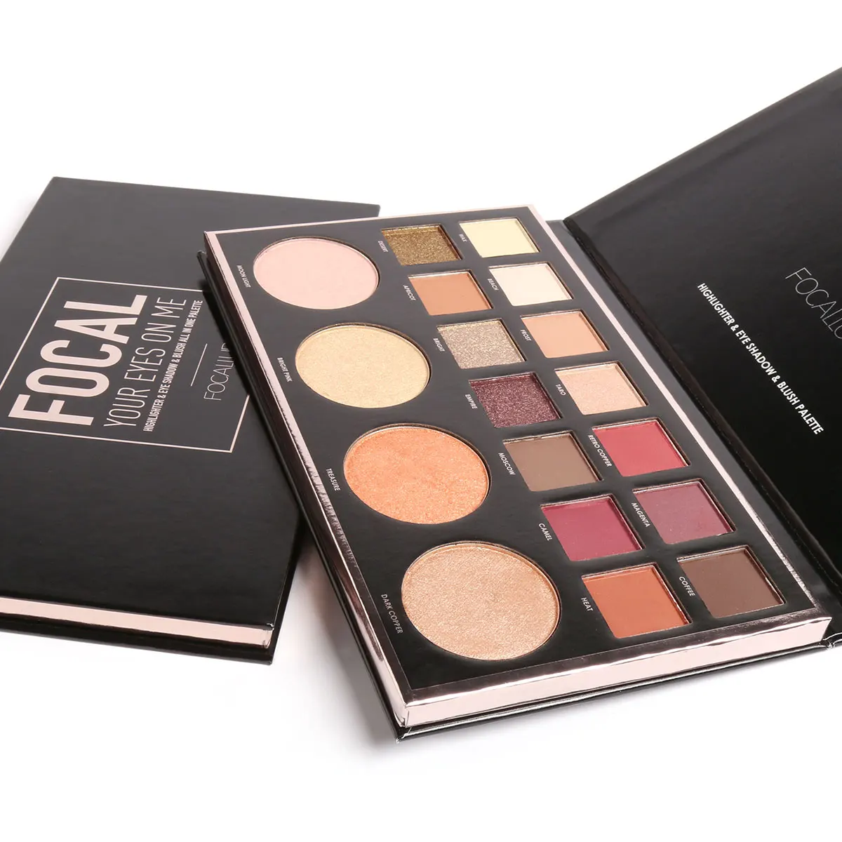 FOCALLURE 18 Цвет Shimmer природа Glow тени для век палитры Портативный Макияж Косметика