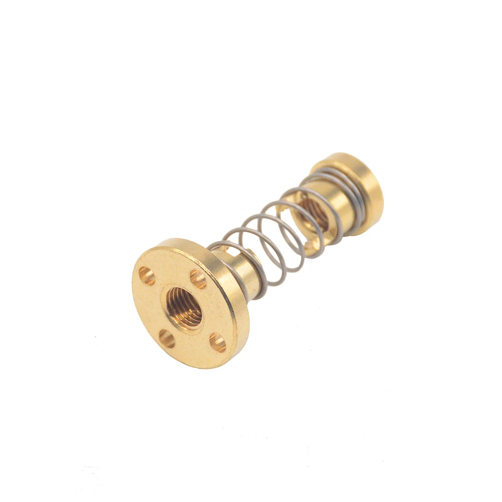 T8 Trapezoidal Lead Screw THSL-500-8D with Anti-Backlash Spring Loaded Nut, 8mm Thread Length, Available in 200mm, 300mm, 400mm, 600mm, 700mm, and 800mm Variants image 3