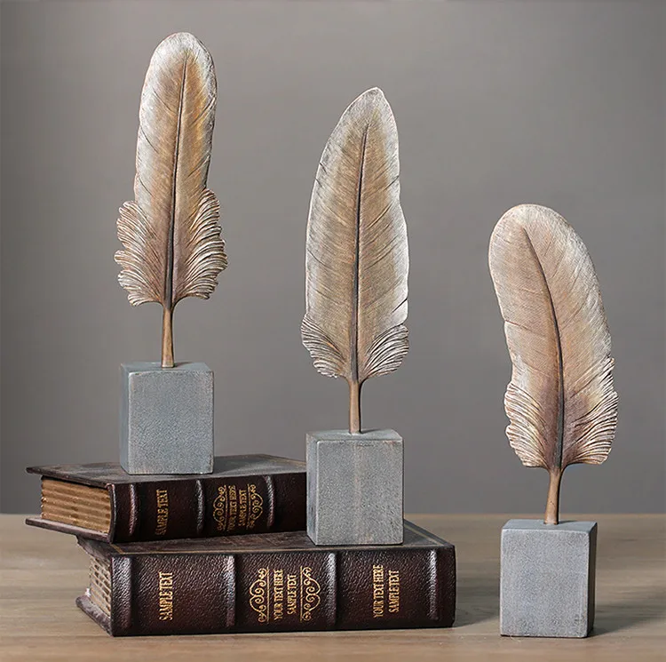 Американский винтажный декор для стола из смолы и перьев|feather mask|decorative peacock