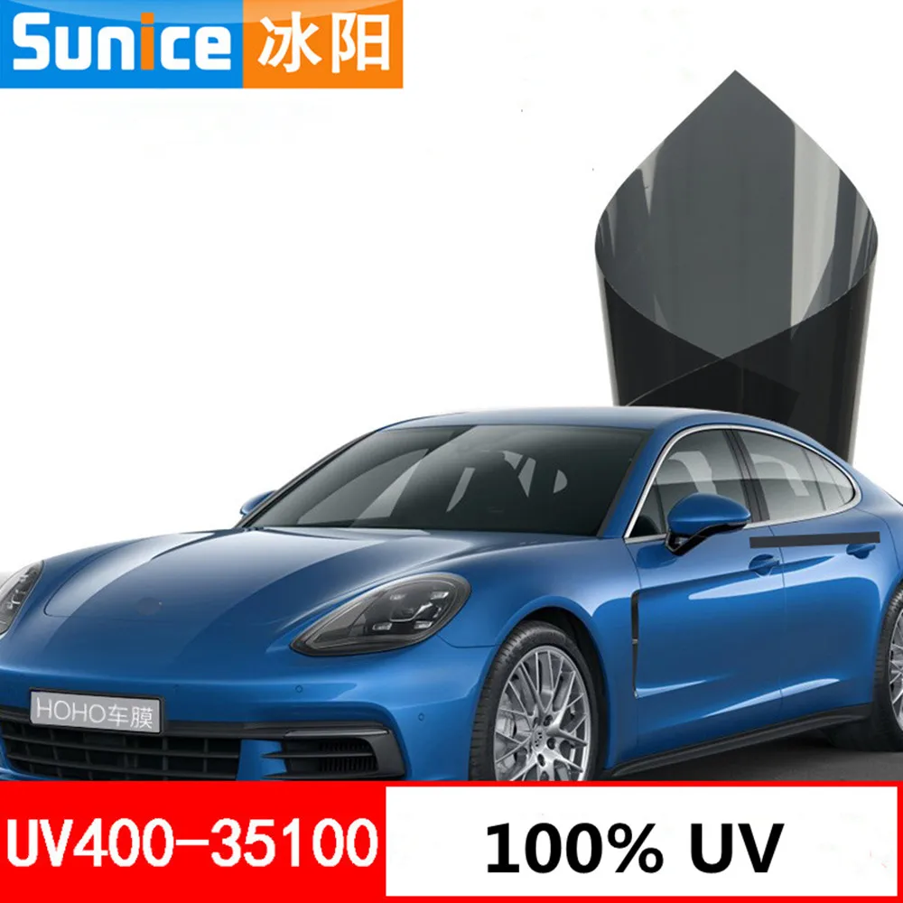 Премиум VLT 35% 100% УФ 50 см x 200 см/лот цветные плёнки на окна машин Стекло 2 слойные