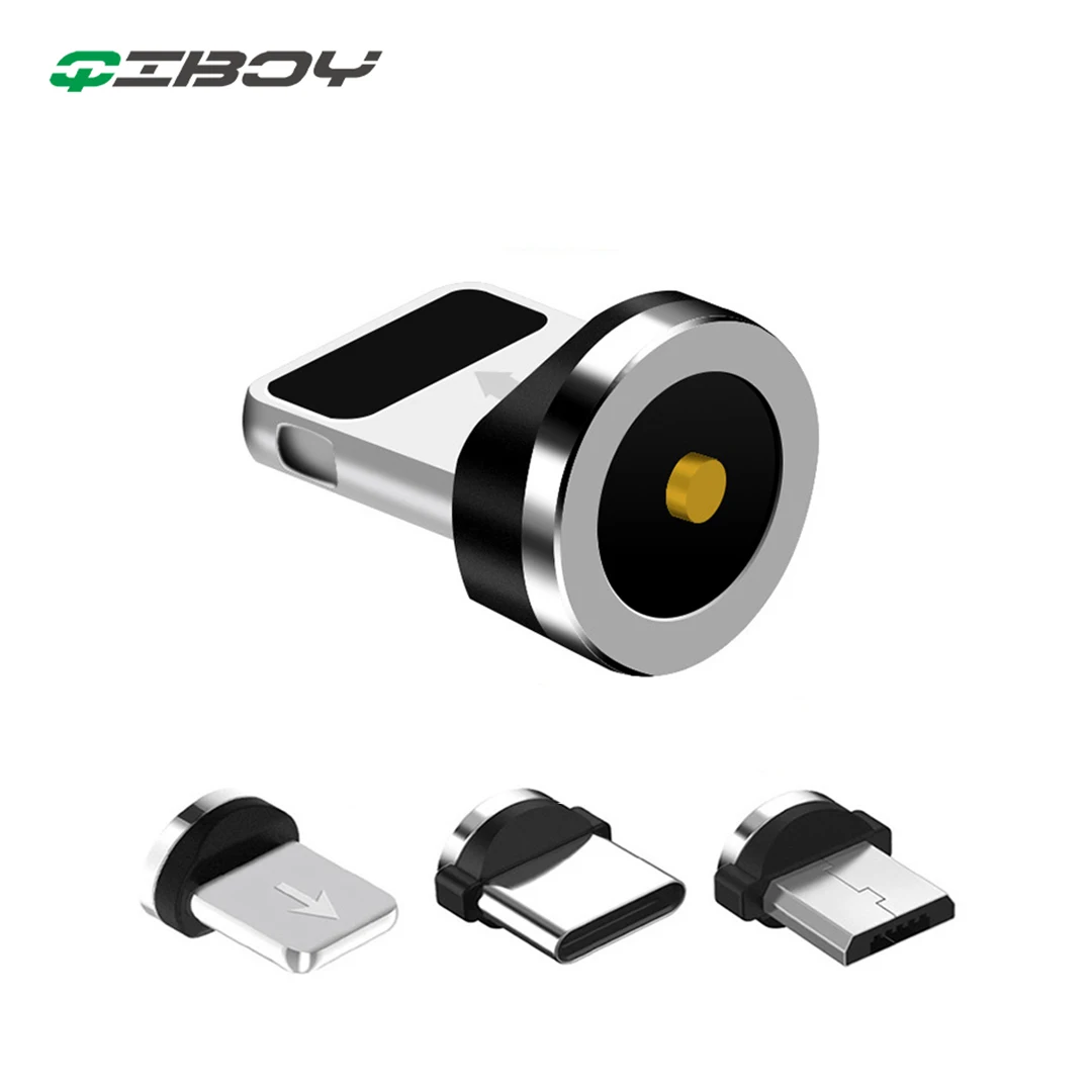 Круглый Магнитный кабель разъем типа C Micro USB для быстрой зарядки 8 контактов 2 4 А