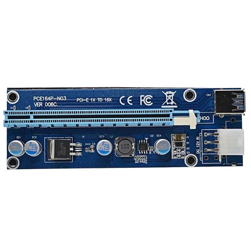 USB 3.0 PCI-E Экспресс 1X 4x 8x 16x удлинитель Райзер графический адаптер карта SATA 15pin Male к