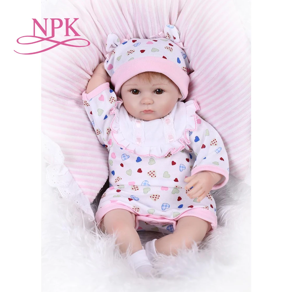 40 см reborn premium baby lovely lifelike doll playing toys для детей Рождественский подарок bebes | Игрушки и