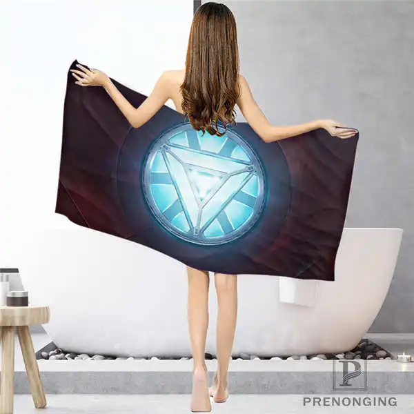 Face or Bath Towel На заказ iron_man тряпка для ванной комнаты полотенце s полотенце для лица/банное полотенце для душа Размер s 33x74 см/72x143 см#18-12-16-01 - Цвет: Face or Bath Towel