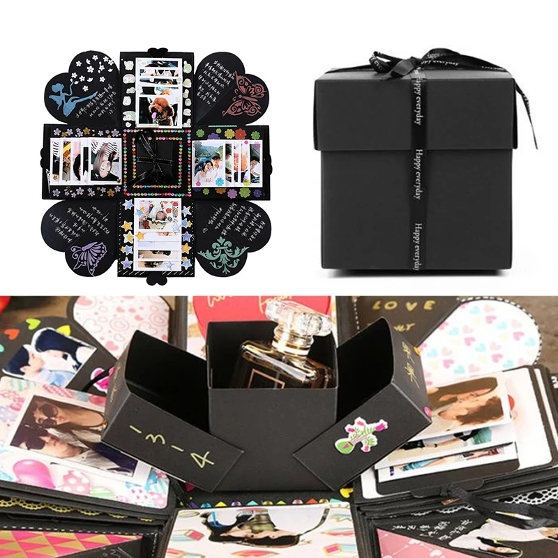 Cyuan Love Explosion Box DIY фотоальбом ручной работы для скрапбукинга коробка подарков на