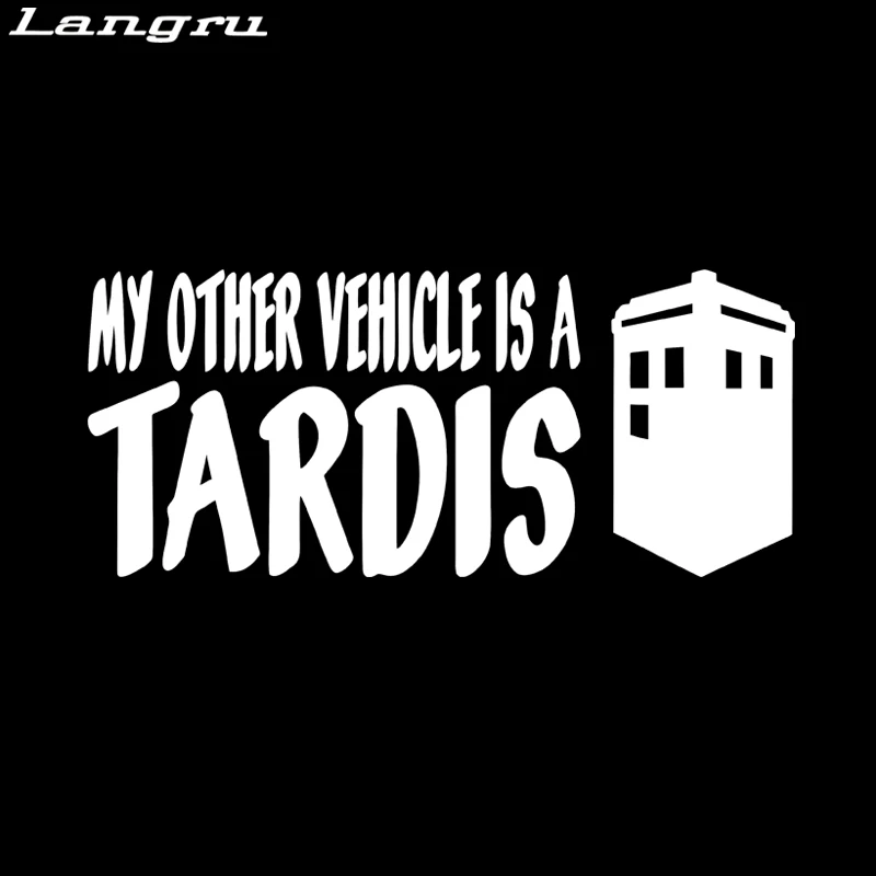 Langru автомобиль Stying My Other Car Is Tardis Doctor Who наклейка на окно автомобиля бампер Jdm|stickers