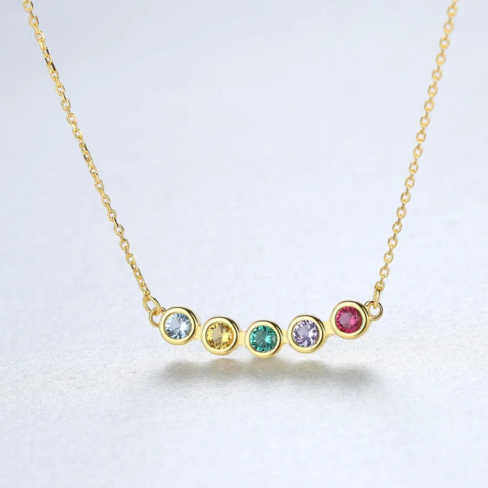 CZCITY новый дизайн 925 стерлингового серебра кольцо 18K позолоченное ожерелье с