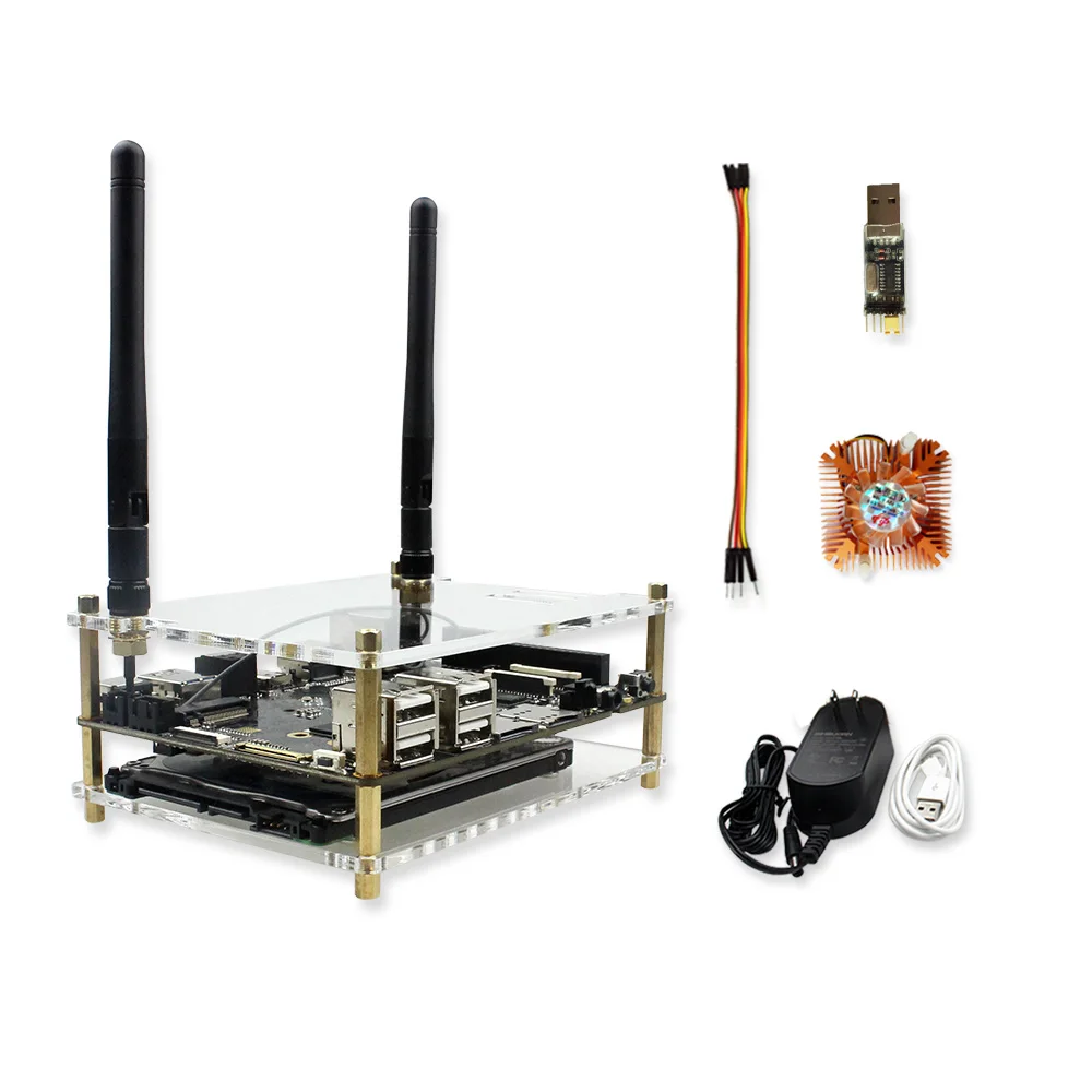 Firefly RK3399 6 ядерный 64 битный Высокопроизводительный 4G DDR + 16G EMMC Двойная камера