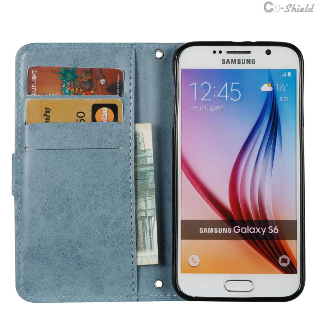 Чехол с откидной крышкой для G920F samsung Galaxy S6 6 S SM телефонный чехол кожаный G920FD