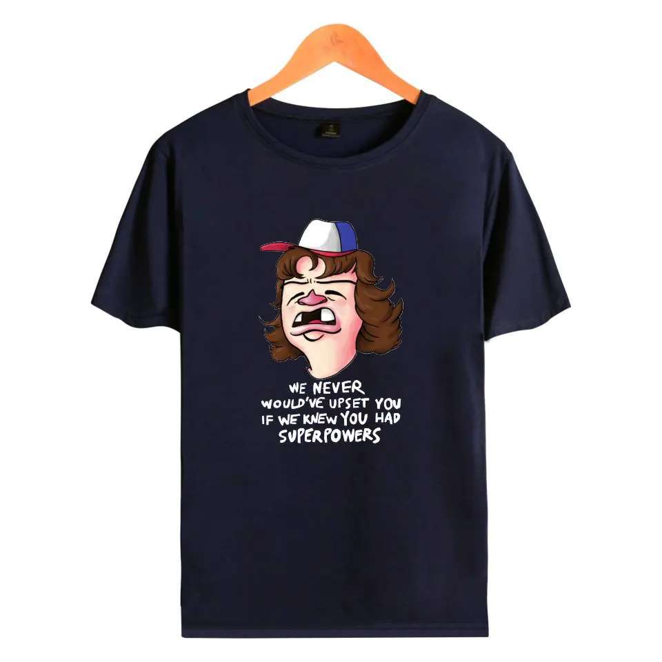 Футболка с надписью странные вещи для женщин и поклонников короткая футболка
