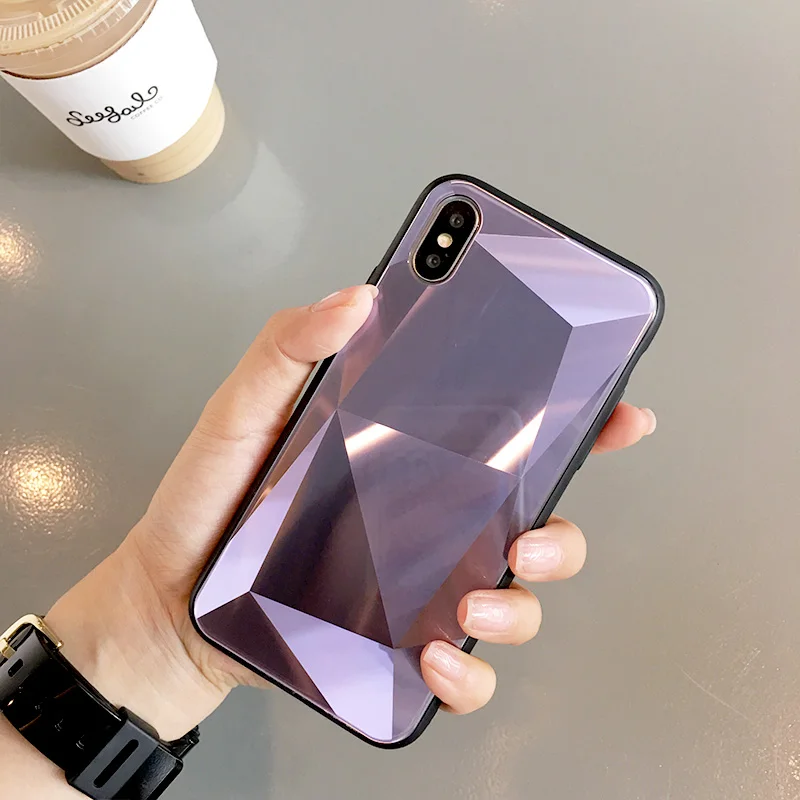 Роскошный чехол для iPhone X 7 8 Plus Xr Xs макс. закаленное стекло 6 S 6s iPhone8 жесткий Coque Ipone