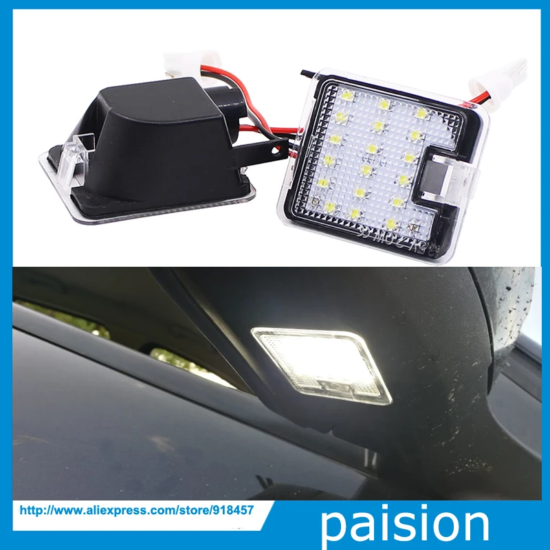 2 шт. светодиодный под боковое зеркало Puddle свет лампы нет ошибок для Ford Focus Kuga C Max