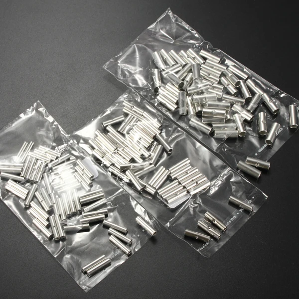 50 шт./лот 18-22 AWG Калибр неизолированные/неизолированные стыковые обжимные разъемы