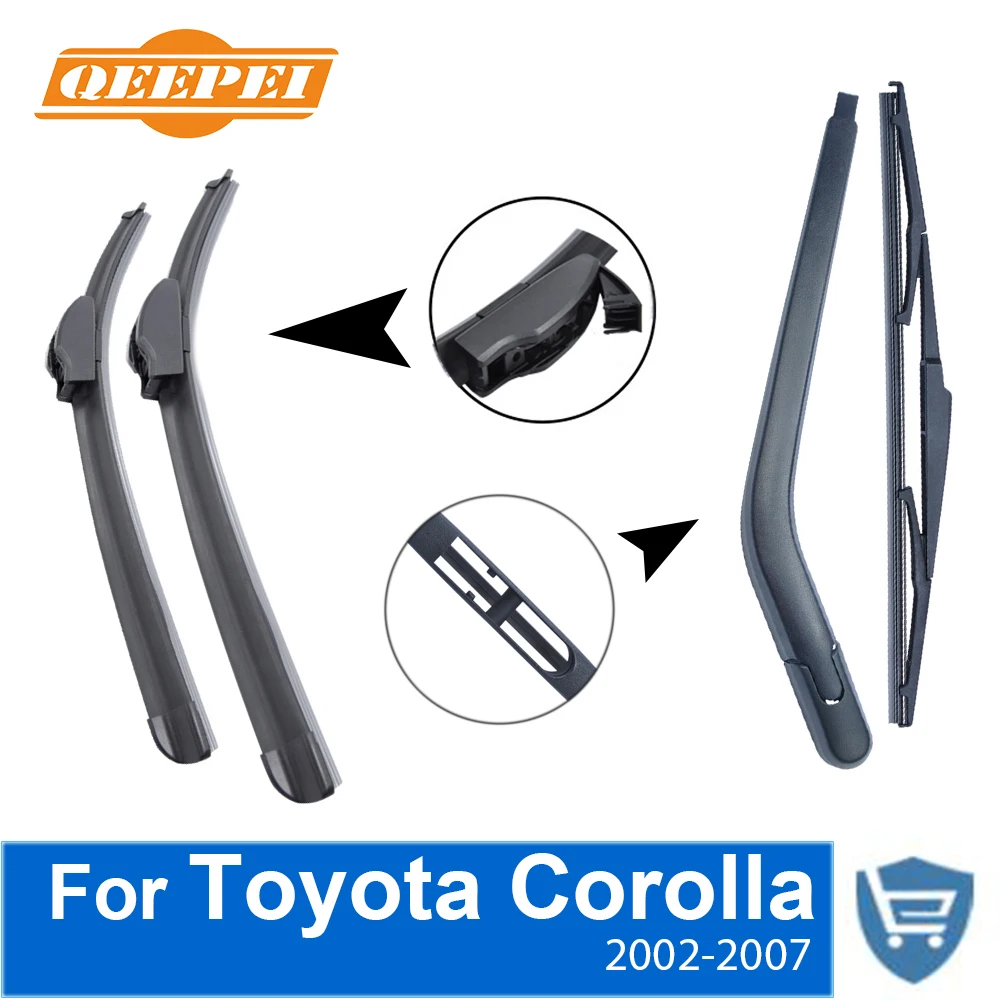 QEEPEI спереди и сзади стеклоочистителя руку для Toyota Corolla 2002 2007 3/5 дверей высокое