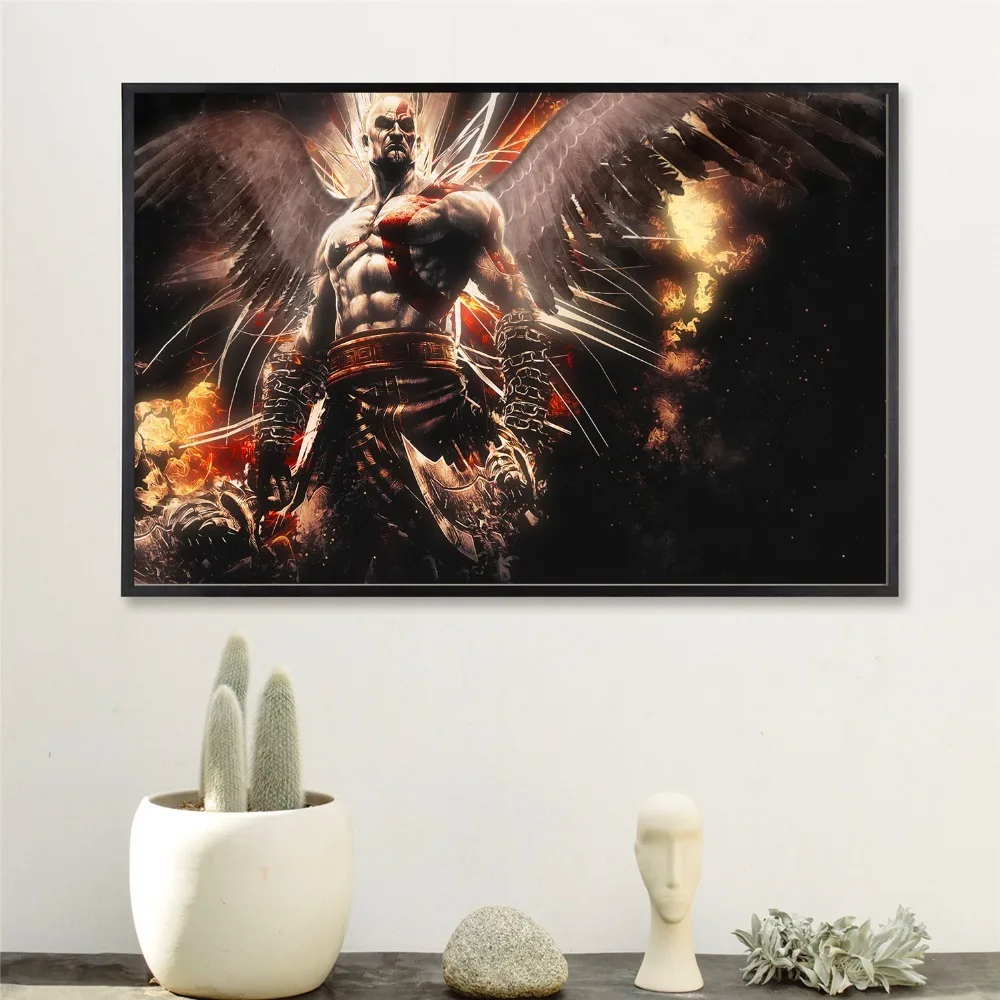 God Of War видео игра Рисунок плакаты и принты холст печатная Живопись Искусство настенные картины Домашний декор для украшения гостиной