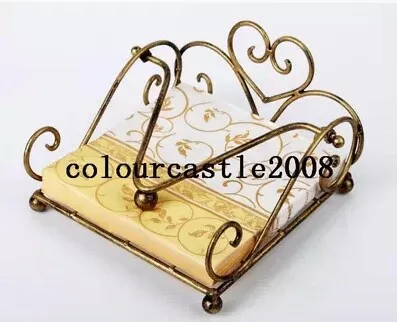 Новый держатель для салфеток из кованого железа коробка Салфетка бумаги