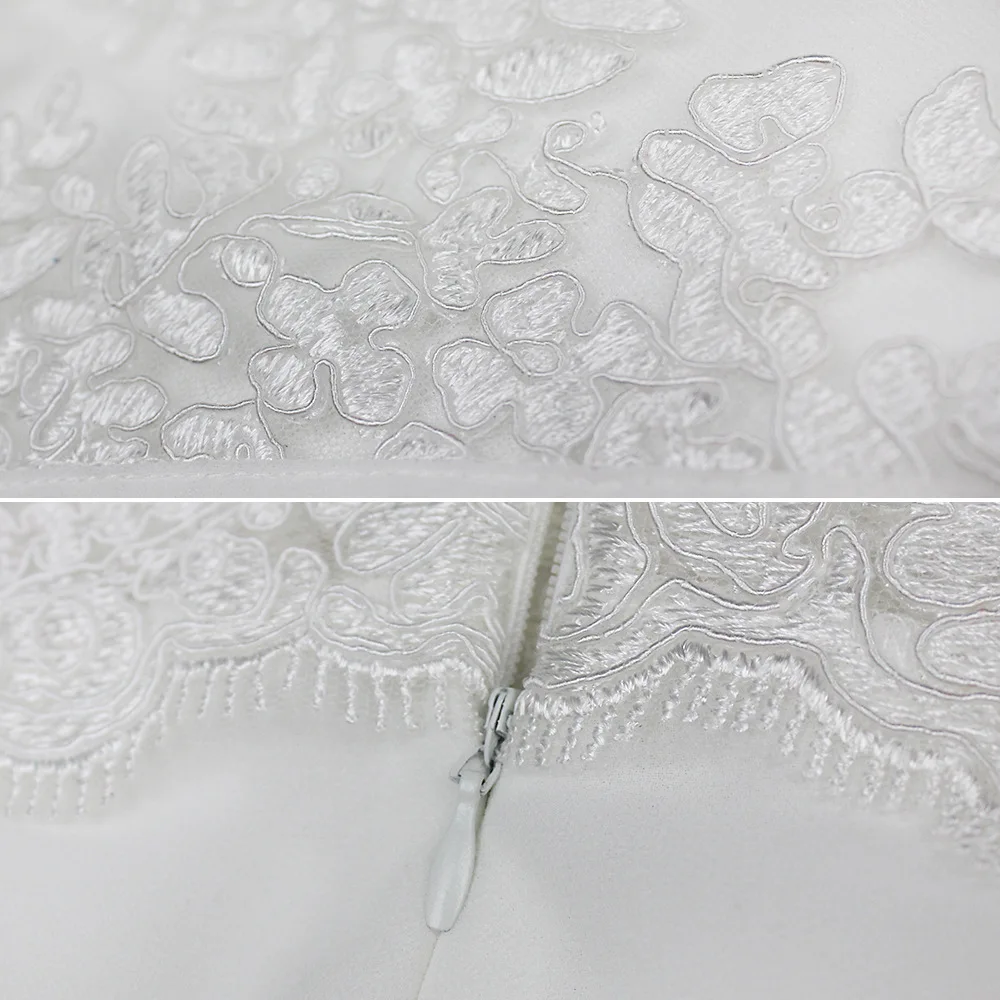 2017 летние Для женщин Комбинезоны для Белый Синий Холтер рукавов сетки кружева