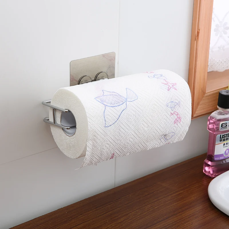Прочный держатель для хранения рулонной бумаги полотенец ванной комнаты