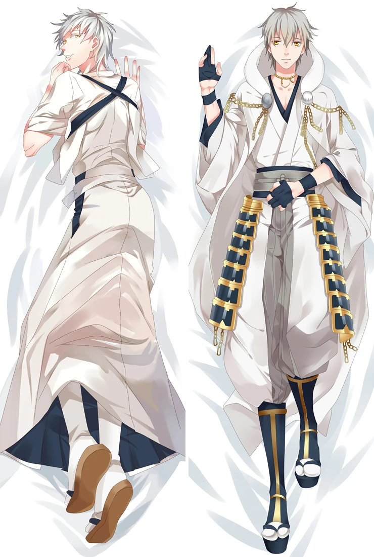 Аниме Touken Ranbu Hanamaru персонажи красивый мальчик цурумару кунинага дакимакура