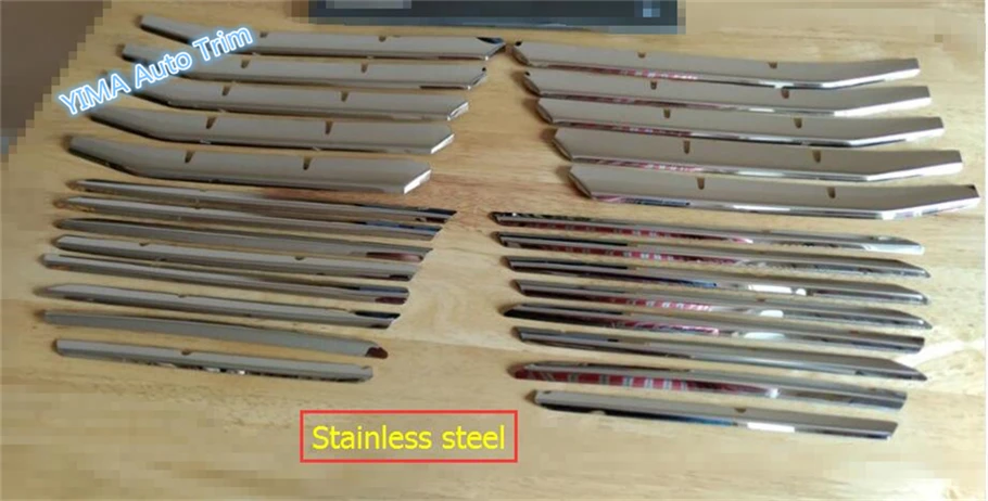 Lapetus автомобильный Стайлинг Передняя Нижняя решетка гриль крышка отделка 26 шт.