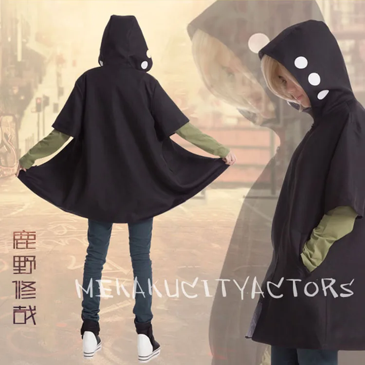 Худи Kagerou Project MekakuCity актеры Кано шууя унисекс костюм для косплея (плащ + рубашка)