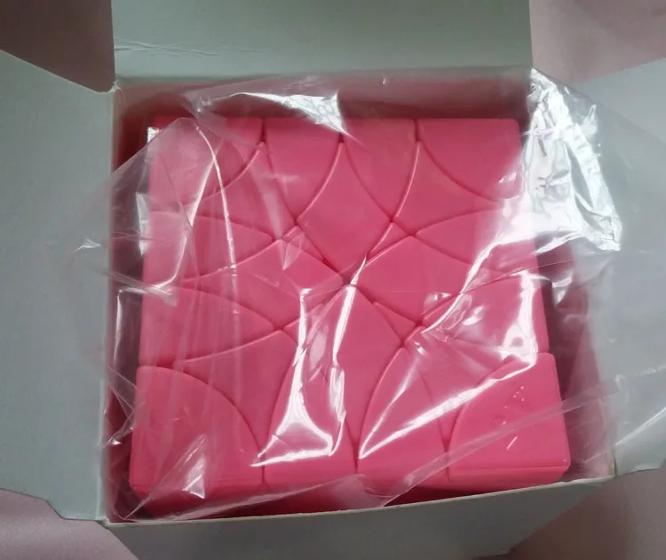 Bombax Ceiba Pink Мою weipo 2x2 Cube черный/белый/Stickerless birght/розовый/синий/голубой Speedcube развивающие игрушки для детей идея подарка Прямая кубик рубика - Цвет: Bombax Ceiba Pink
