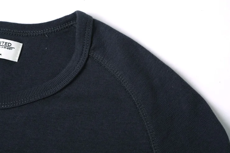 Мужская Повседневная футболка с длинным рукавом реглан облегающая однотонная