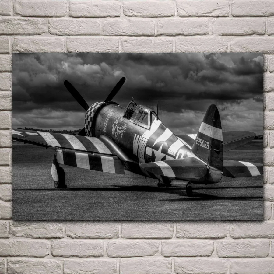 P47 летательный аппарат thunderbolt fighter airfield JZK726 для гостиной дома стены современное