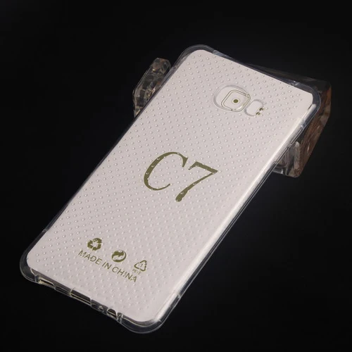 Пневмоподушка антидетонационный Прозрачный чехол для Samsung Galaxy C7 Arc дизайн Полная защита Противоударная крышка чехол для телефона