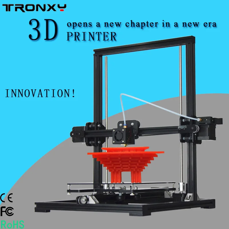 Tronxy 3d принтер X3A авто комплект для нивелирования высокой точности 220*220*300 мм DIY