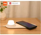 Беспроводное зарядное устройство Xiaomi Yeelight со светодиодной подсветкой, магнитное притяжение, быстрая зарядка для телефонов Iphone, Samsung, Huawei, Xiaomi