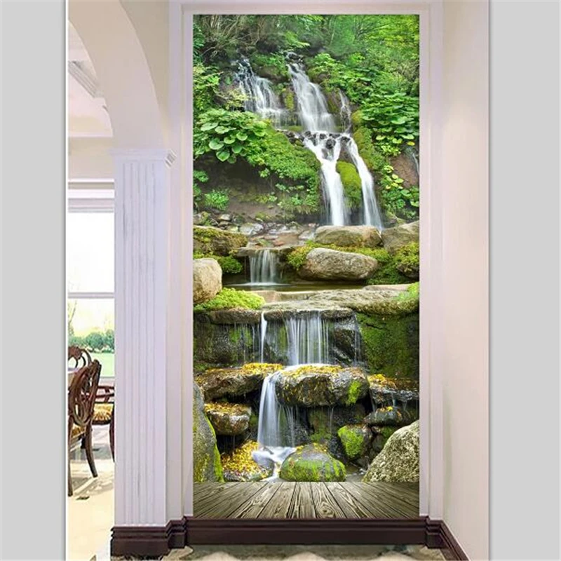 3d фотообои на заказ wellyu водопад|3d wallpaper|photo wallpapercustom photo wallpaper |