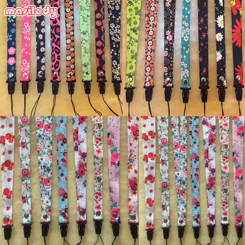 100 шт./лот смешанный нейлоновый шнурок с принтом ID держатель автомобильные