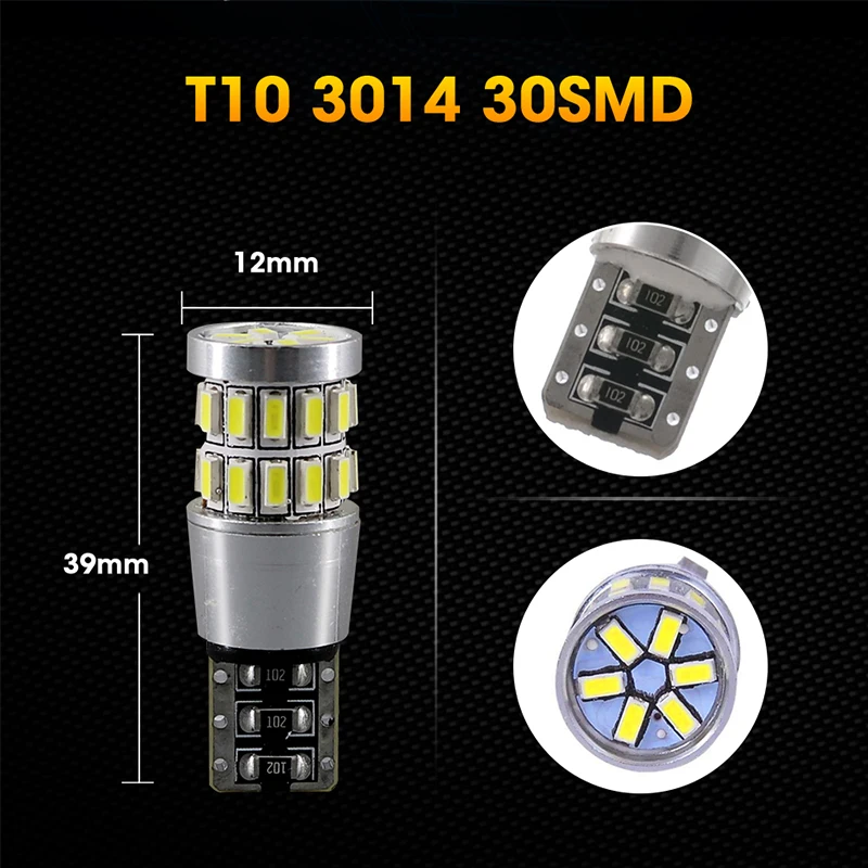 HLXG 2x T10 921 912 W16W супер яркая лампа с поворотным сигналом для парковки SMD DC задняя 4014