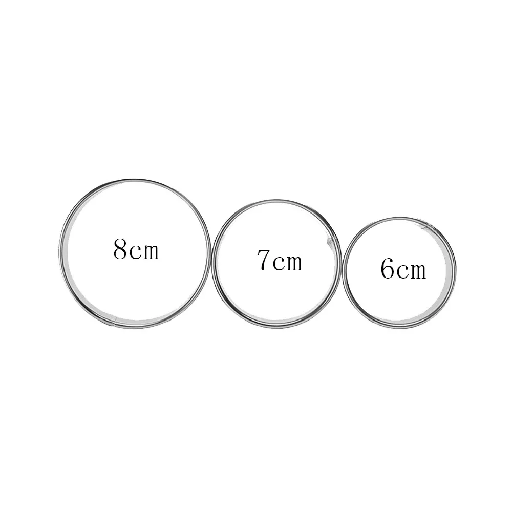 3 шт. нержавеющая сталь клецки производитель плесень Резак Пресс кондитерский