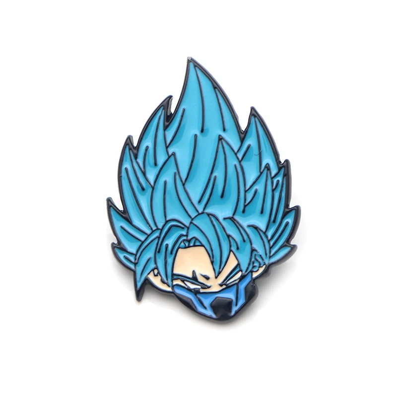 V123 Dragon Ball красота и чудовище милые металлические эмалированные булавки и броши нагрудные булавки рюкзак сумки значок коллекция подарки 1 шт - Окраска металла: 2