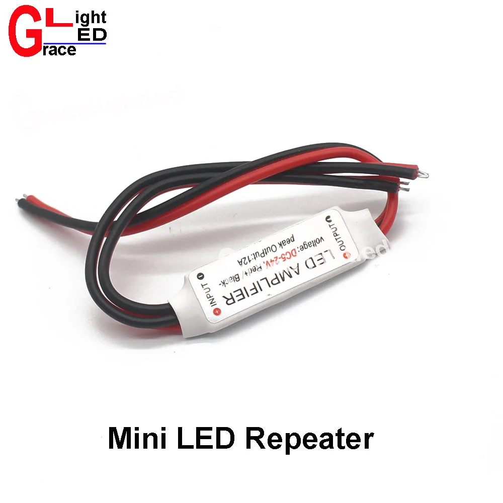 Усилитель светодиодной ленты DC5-24V12A Mini LED для контроллера консоли ретранслятора